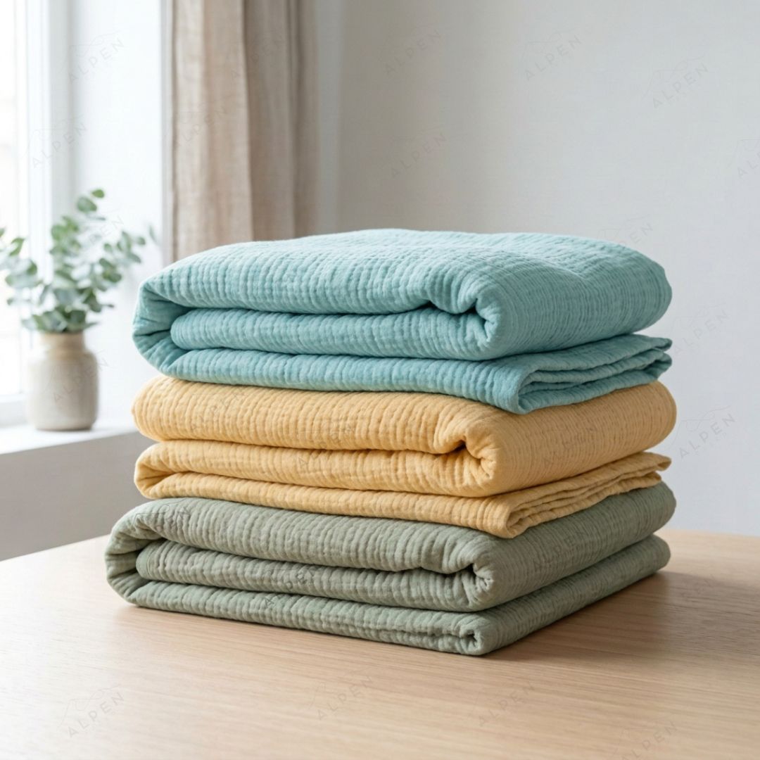 Musselindecke aus Baumwolle