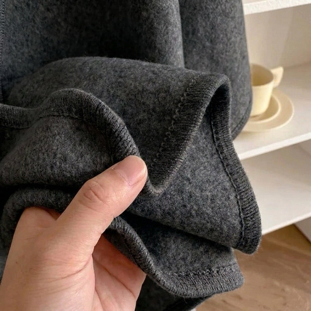 Langer Poncho Schal