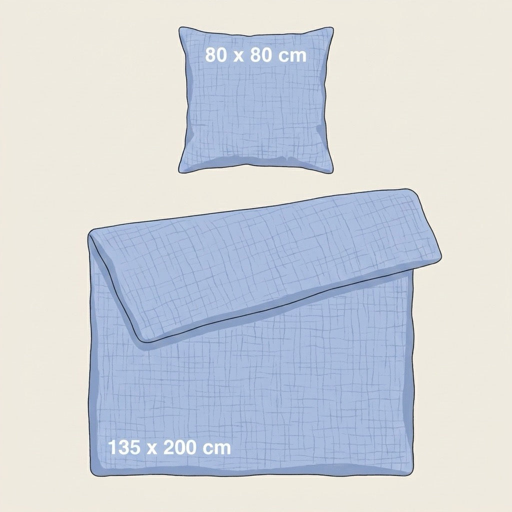 Musselin-Bettwäsche-Set