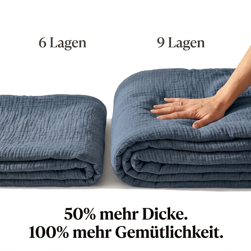 Musselindecke 9-lagig