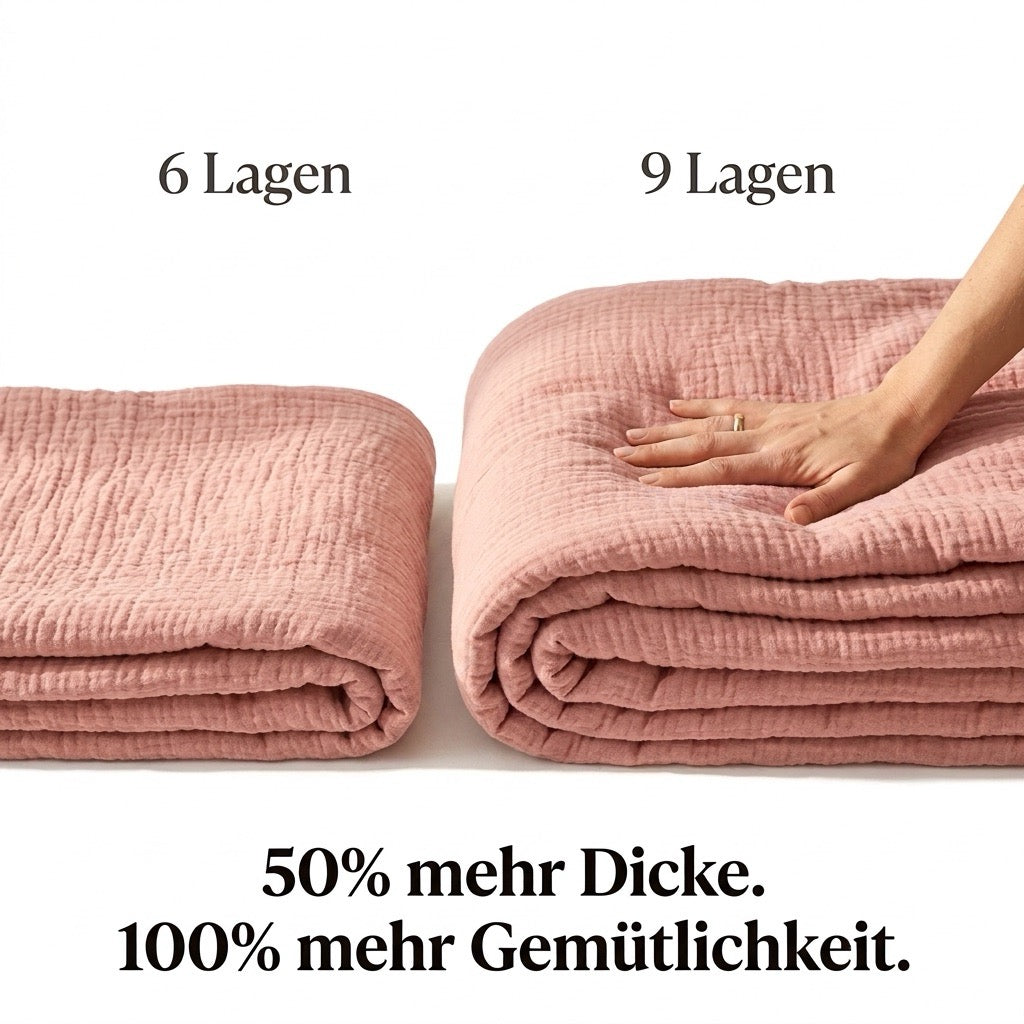 Musselindecke 9-lagig