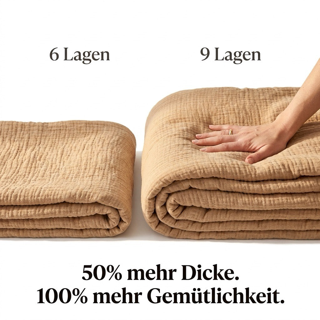 Musselindecke 9-lagig