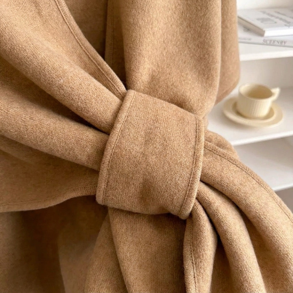 Langer Poncho Schal