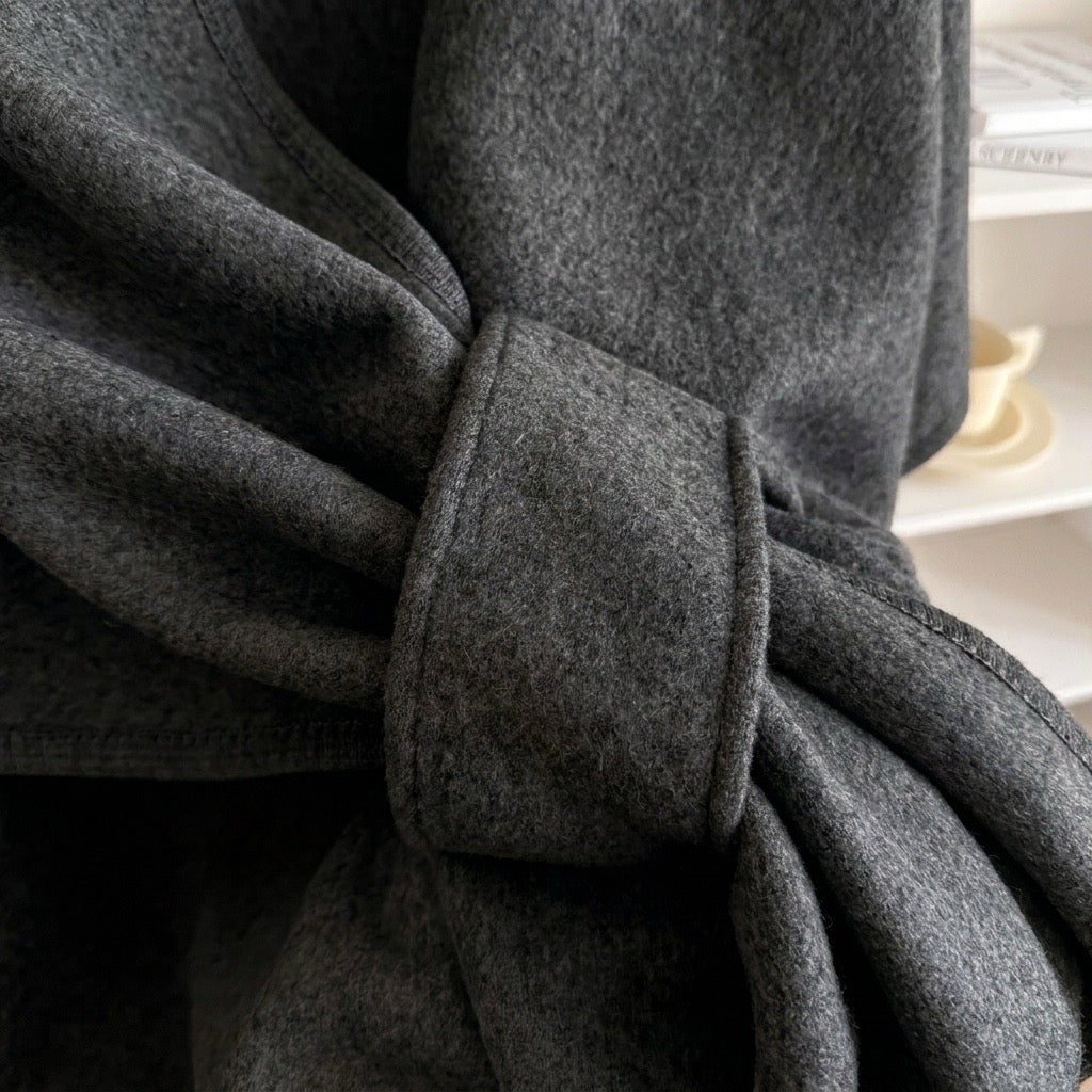 Langer Poncho Schal
