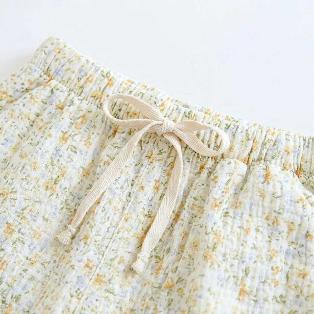 Langer Musselin Pyjama