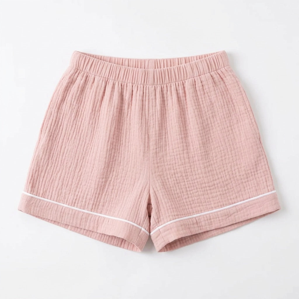 Kurzer Musselin Pyjama