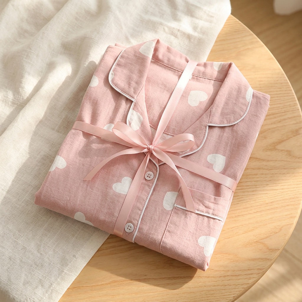 Herz Musselin Pyjama