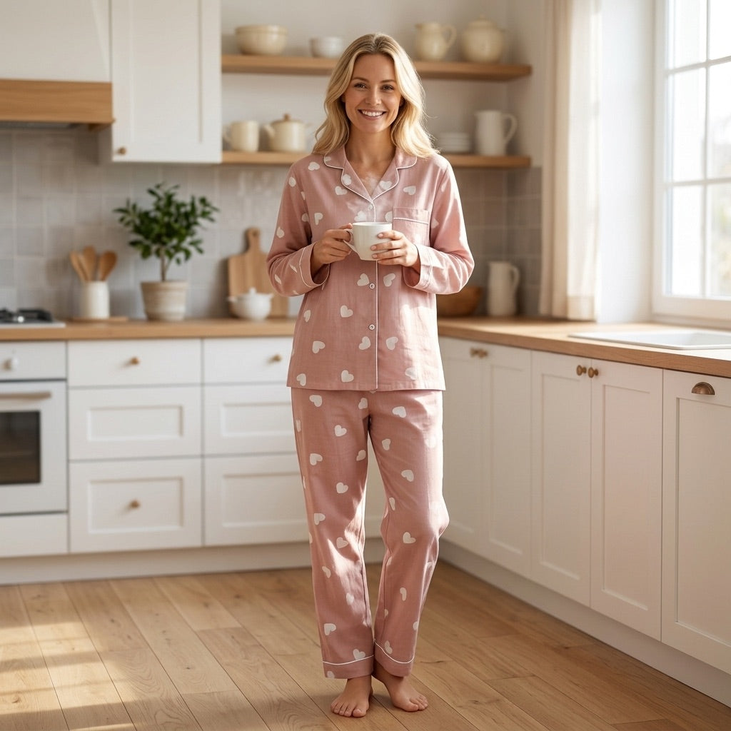 Herz Musselin Pyjama