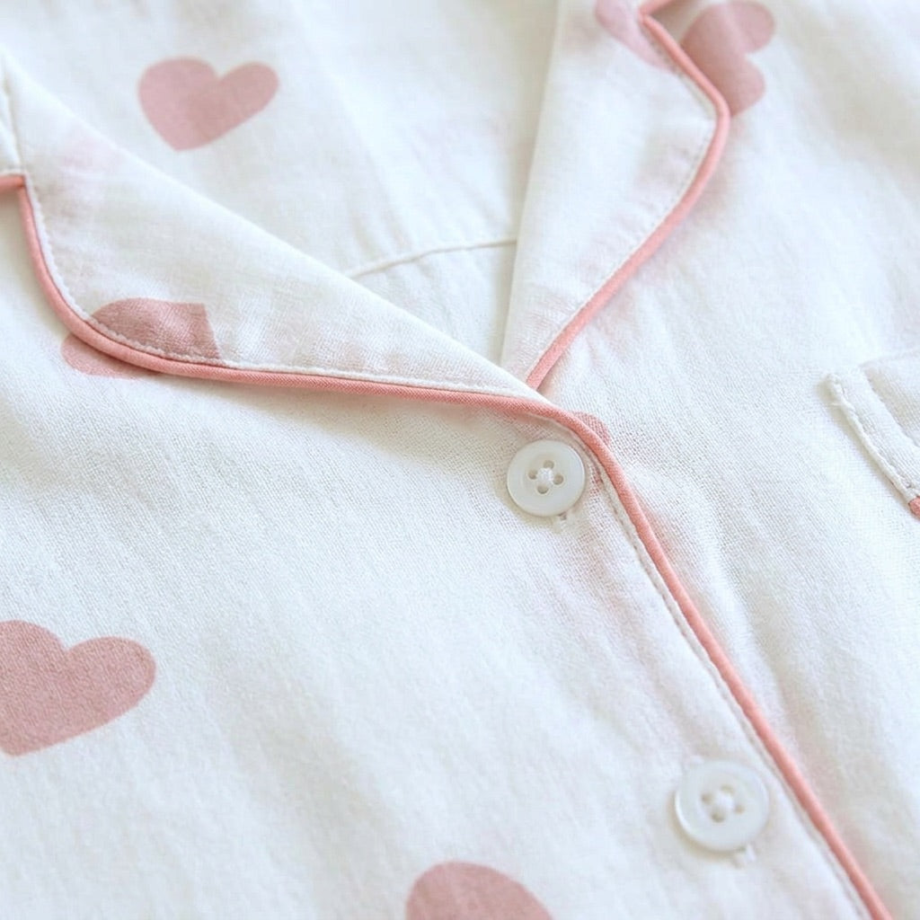 Herz Musselin Pyjama