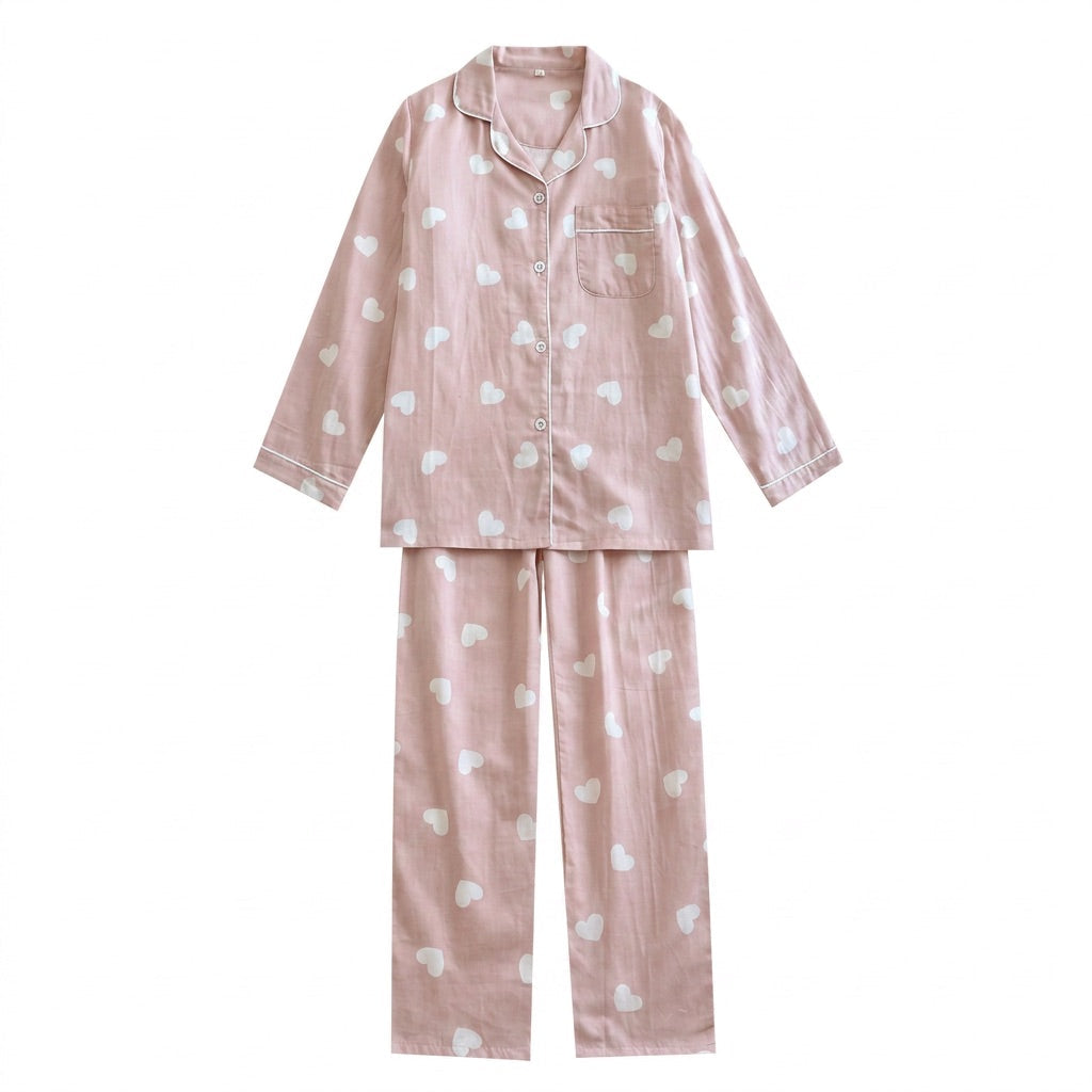 Herz Musselin Pyjama