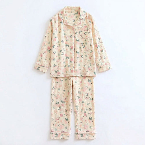 Blumen Musselin Pyjama
